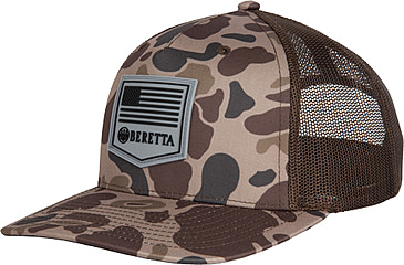 Image of Beretta PM Trucker Hat - Men's, Brown Duck Camo, One Size, BC045T1675085W