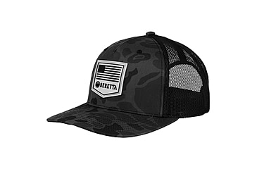 Image of Beretta PM Trucker Hat - Men's, Black Duck Camo, One Size, BC048T1675085Q