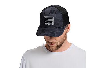 Image of Beretta PM Trucker Hat - Mens, Black Duck Camo, One Size, BC048T1675085Q