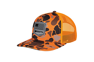 Image of Beretta PM Trucker Hat - Men's, Blaze Duck Camo, One Size, BC049T1675085R