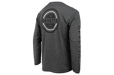 Image of Beretta USA 2.0 T-Shirt - Men's, Long Sleeve, Charcoal, 3XL, TS230T18900093XXXL
