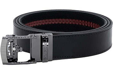 Image of Bianchi Everyday Carry Leather Belt, Adjustable, 1.5in Wide, Buckle Closure, Matte, Black, NXB-24551