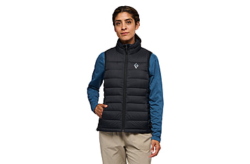 Image of Black Diamond Access Down Vest - Womens, Black, Large, AP7440990002LRG1