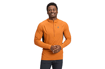 Image of Black Diamond Alpenglow Pro Hoody - Mens, Saffron, Extra Large, AP7520938012XLG1