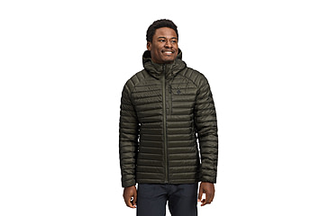Image of Black Diamond Approach Down 1.0 Hoody - Mens, Dark Moss, Medium, AP7440923004MED1