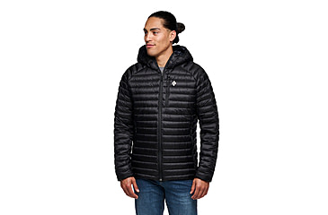 Image of Black Diamond Approach Down Hoody - Mens, Black, Small, AP7440920002SML1