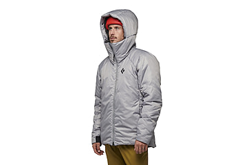 Image of Black Diamond Belay Parka - Mens, Pewter, Extra Large, AP7440051016XLG1