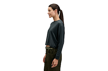 Image of Black Diamond Circuit Long Sleeve Tee - Womens, Black, Medium, AP7520170002MED1