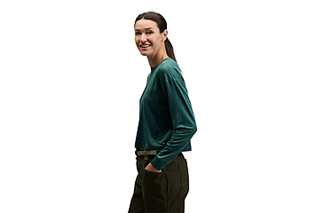 Image of Black Diamond Circuit Long Sleeve Tee - Womens, Deep Woods, Large, AP7520173062LRG1