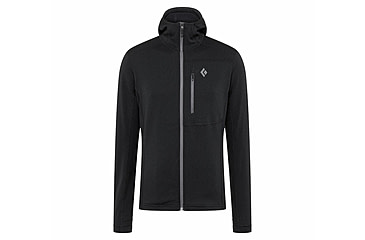 Image of Black Diamond Coefficient Fleece Hoody - Mens, Black, Medium, AP7440200002MED1