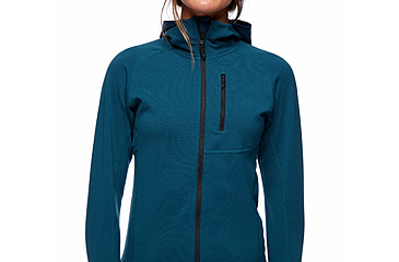 Image of Black Diamond Coefficient Fleece Hoody - Womens, Azurite, Medium, AP7440214022MED1