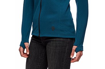 Image of Black Diamond Coefficient Fleece Hoody - Womens, Azurite, Medium, AP7440214022MED1