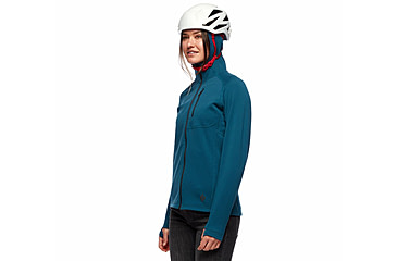 Image of Black Diamond Coefficient Fleece Hoody - Womens, Azurite, Medium, AP7440214022MED1