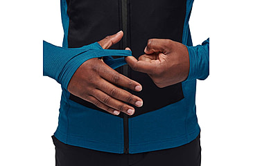 Image of Black Diamond Coefficient LT Hybrid Hoody - Mens, Kingfisher/Black, Extra Large, AP7440519038XLG1