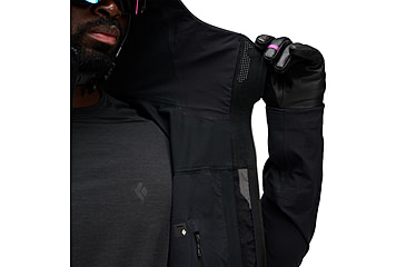Image of Black Diamond Dawn Patrol Hybrid Shell - Mens, Black, Large, AP7470050002LRG1