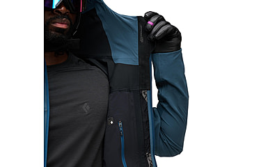 Image of Black Diamond Dawn Patrol Hybrid Shell - Mens, Midnight Blue, Extra Large, AP7470054034XLG1