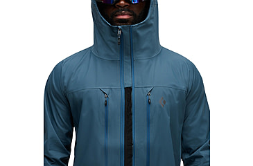 Image of Black Diamond Dawn Patrol Hybrid Shell - Mens, Midnight Blue, Extra Large, AP7470054034XLG1