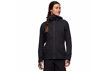 Image of Black Diamond Dawn Patrol Hybrid Shell Jacket - Women's, Black, Medium, AP7450050002MED1