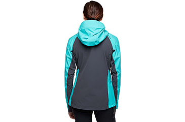 Image of Black Diamond Dawn Patrol Hybrid Shell Jacket - Women's, Dark Patina, Extra Small, AP7450054050XSM1