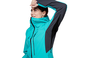 Image of Black Diamond Dawn Patrol Hybrid Shell Jacket - Women's, Dark Patina, Extra Small, AP7450054050XSM1