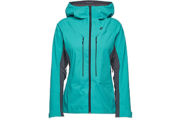 Image of Black Diamond Dawn Patrol Hybrid Shell Jacket - Women's, Dark Patina, Extra Small, AP7450054050XSM1