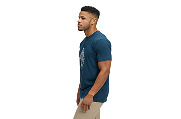 Image of Black Diamond Engineered Diamond Short Sleeve Tee - Mens, Indigo, Large, AP7524724013LRG1