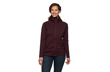 Image of Black Diamond Factor Hoody - Womens, Bordeaux, Small, AP7440806018SML1