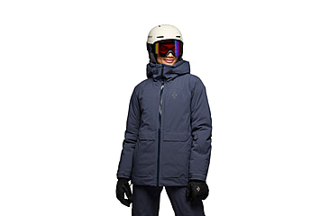 Image of Black Diamond Factor Insulated Parka - Womens, Charcoal, Medium, AP7461070038MED1