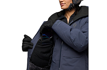 Image of Black Diamond Factor Insulated Parka - Womens, Charcoal, Medium, AP7461070038MED1
