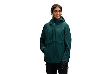 Image of Black Diamond Factor Shell - Womens, Deep Woods, Large, AP7461083062LRG1