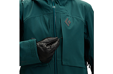 Image of Black Diamond Factor Shell - Womens, Deep Woods, Large, AP7461083062LRG1