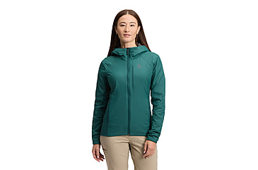 Image of Black Diamond First Light 1.0 Stretch Hoody - Womens, Deep Woods, Extra Small, AP7522663062XSM1