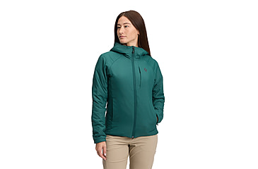 Image of Black Diamond First Light 2.0 Stretch Hoody - Womens, Deep Woods, Extra Large, AP7522643062XLG1
