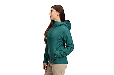 Image of Black Diamond First Light 2.0 Stretch Hoody - Womens, Deep Woods, Extra Large, AP7522643062XLG1