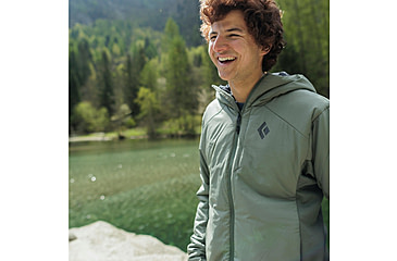 Image of Black Diamond First Light Hybrid Hoody - Mens, Drifter Blue, Extra Large, AP7522654066XLG1