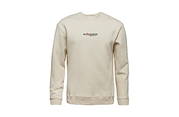 Image of Black Diamond Heritage Wordmark Crewneck - Mens, Off White, Medium, AP7524431024MED1