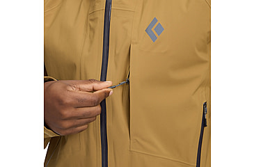 Image of Black Diamond Highline Stretch Shell - Mens, Flax, Small, AP7420102021SML1