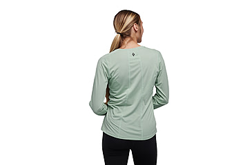 Image of Black Diamond Lightwire Long Sleeve Tee - Womens, Foam Green, Medium, AP7520103041MED1