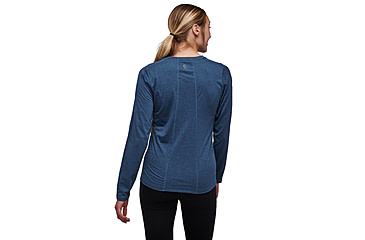 Image of Black Diamond Lightwire Long Sleeve Tee - Womens, Ink Blue, Extra Large, AP7520104014XLG1