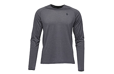 Image of Black Diamond Lightwire LS Tech Tee - Mens, Steel Grey, Large, AP7530900034LRG1