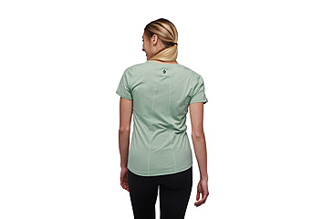 Image of Black Diamond Lightwire Short Sleeve Tech Tee - Womens, Foam Green, Extra Large, AP7530083041XLG1