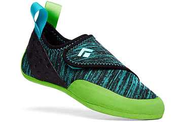 Image of Black Diamond Momentum Climbing Shoes - Kids, Envy Green, 1, BD57015130110011