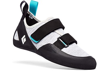 Image of Black Diamond Momentum Climbing Shoes - Womens, Black/Alloy, 8, BD57010693090801