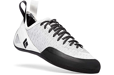 Image of Black Diamond Momentum Lace Climbing Shoes - Womens, White/Alloy, 8, BD57010893130801