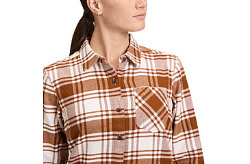 Image of Black Diamond Project Flannel - Womens, Clay/Off White Plaid, Large, AP7440669718LRG1
