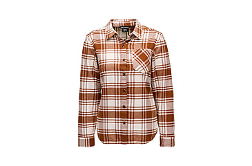 Image of Black Diamond Project Flannel - Womens, Clay/Off White Plaid, Large, AP7440669718LRG1