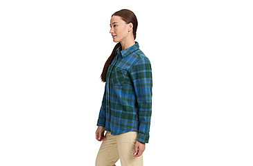 Image of Black Diamond Project Heavy Flannel - Womens, Deeps Woods/Midnight Blue, Medium, AP7440679725MED1