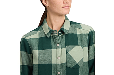 Image of Black Diamond Project Lined Flannel - Womens, Deep Woods/Agave, Large, AP7440689726LRG1