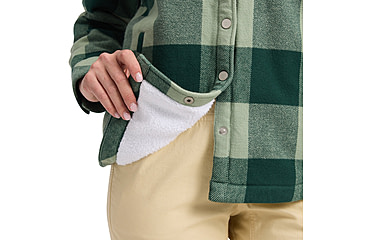 Image of Black Diamond Project Lined Flannel - Womens, Deep Woods/Agave, Large, AP7440689726LRG1