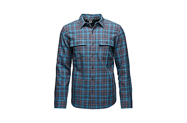 Image of Black Diamond Project Twill Shirt - Mens, Charcoal/Moab Brown, Medium, AP7530919652MED1